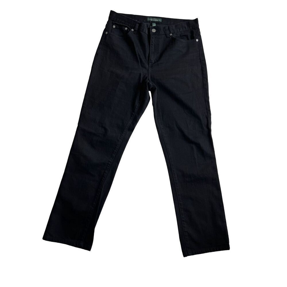 LRL Lauren Ralph Lauren Black Denim jeans size 10
